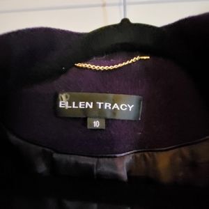 EUC Women's Ellen Tracy Coat - Size 10 Purple
